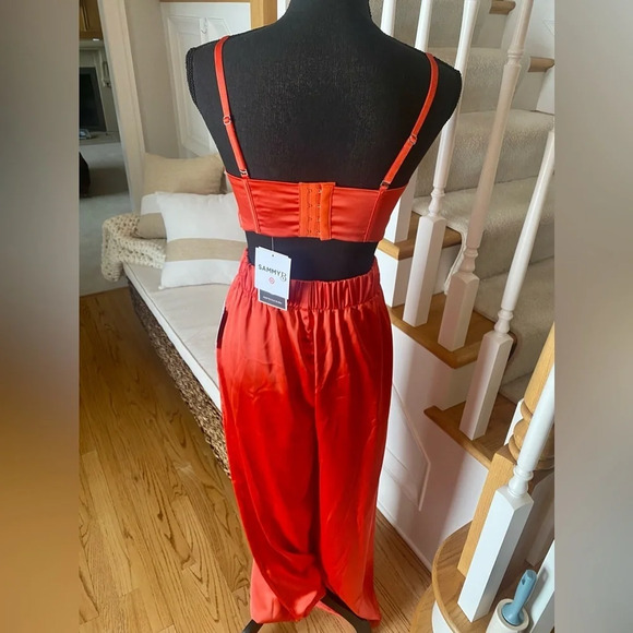 NWT - Sammy B for Target 2 piece set in coral. Size XS. - Picture 4 of 5
